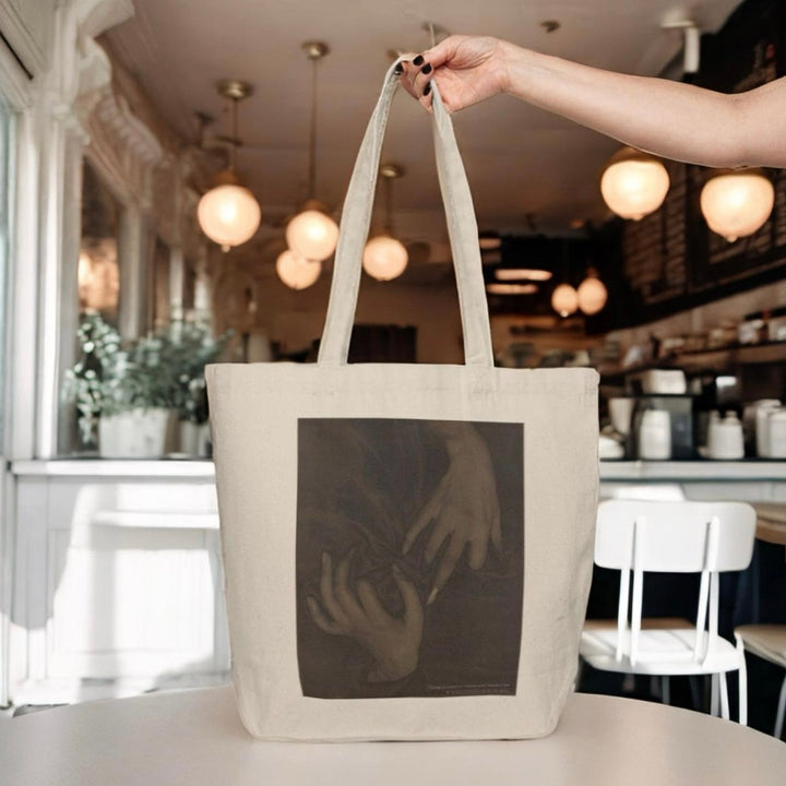 Canvas Tote Bag, Georgia O'Keeffe-Hands and Thimble by Alfred Stieglitz