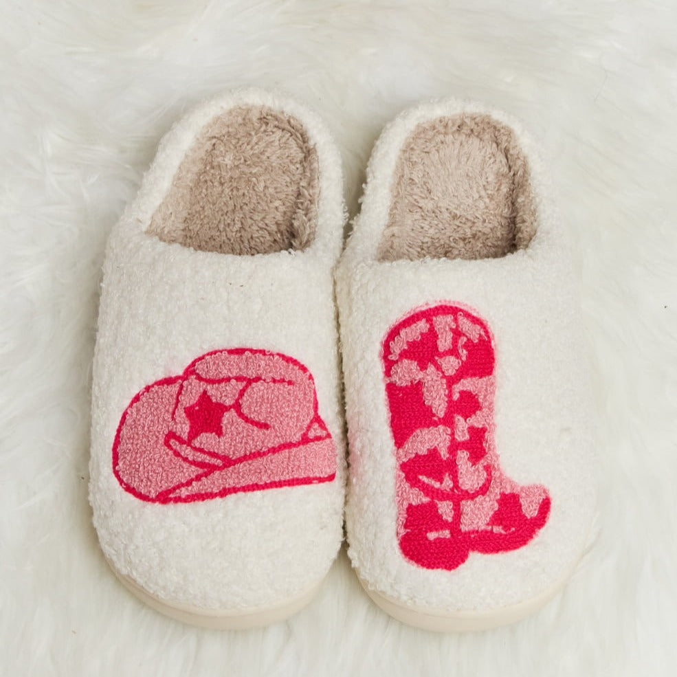 Plush Closed-Toe Slippers, Variety