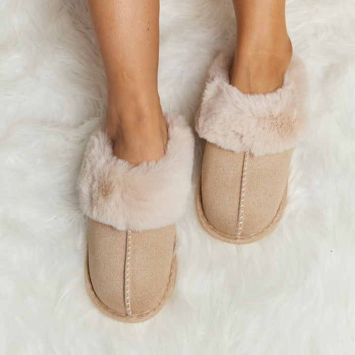 Fuzzy Closed-Toe Slippers, Variety