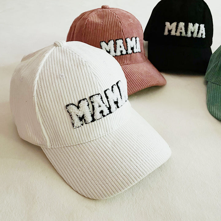 Corduroy Baseball Cap, Mama