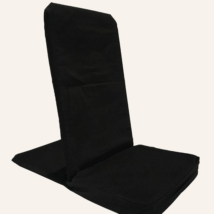 Folding Floor Chair, Cotton Canvas Fabric