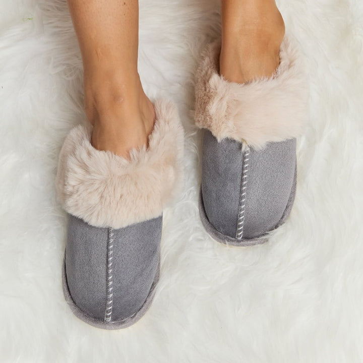 Fuzzy Closed-Toe Slippers, Variety