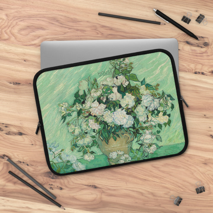 Laptop Sleeve, Roses by Vincent van Gogh