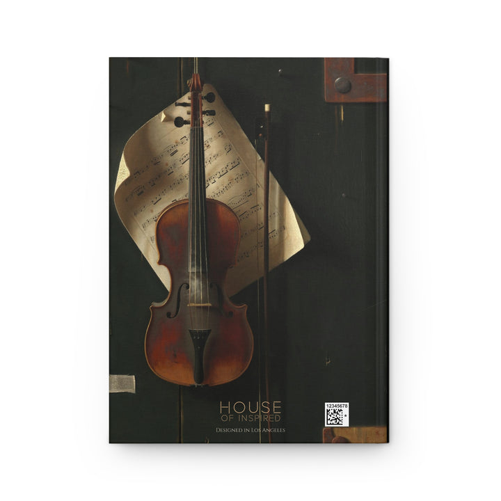 Hardcover Journal, The Old Violin by William Michael Harnett