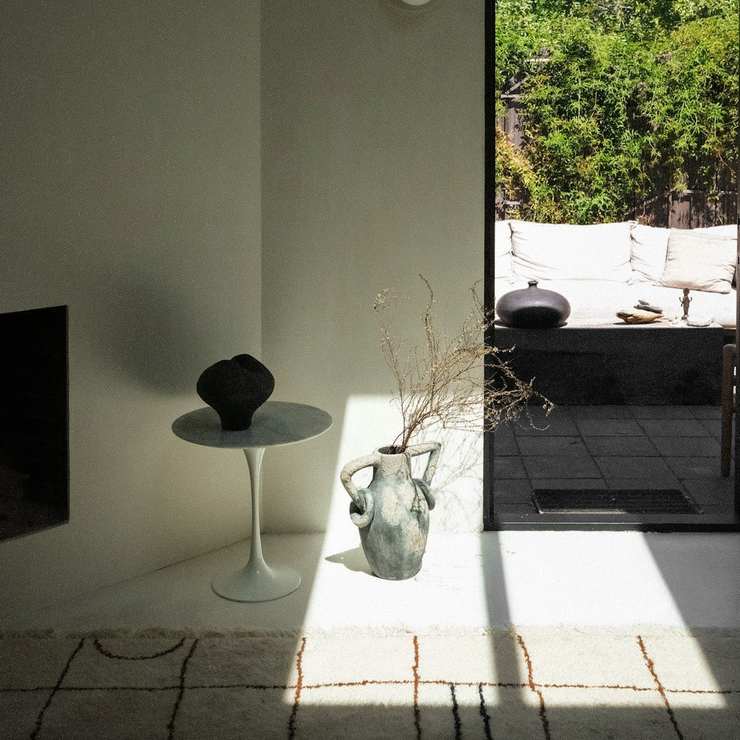 Handmade Clay Vessel Vase, Volcano