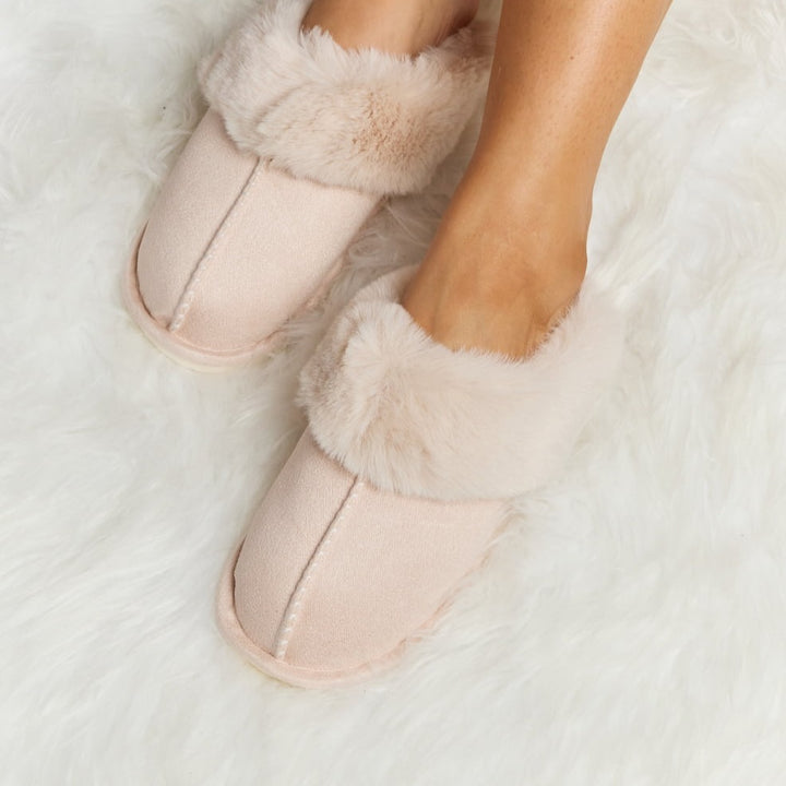 Fuzzy Closed-Toe Slippers, Variety