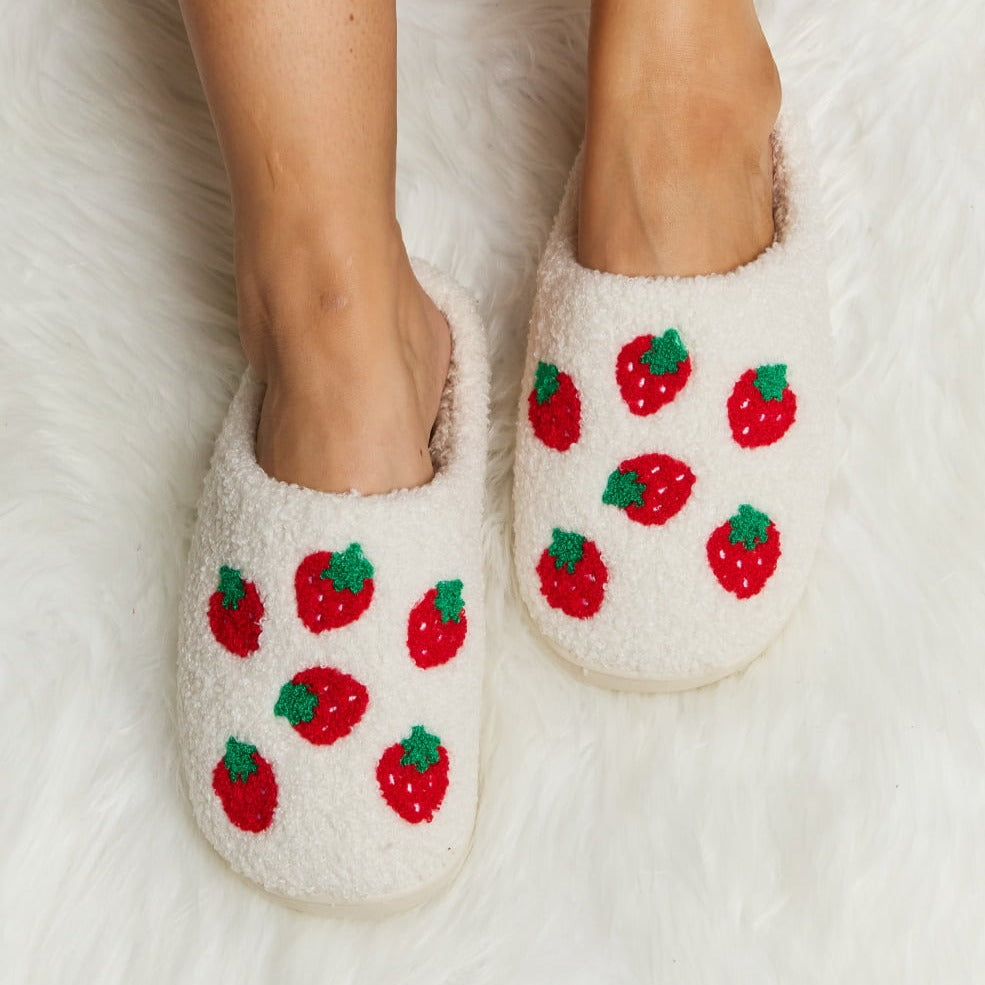 Plush Closed-Toe Slippers, Variety