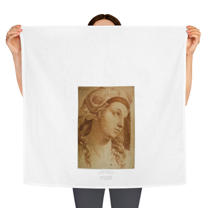 Kitchen Tea Towel, Head of Comity by Raphael