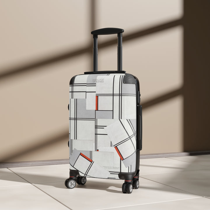 Suitcase, Composition (No.1) Gray-Red by Piet Mondrian