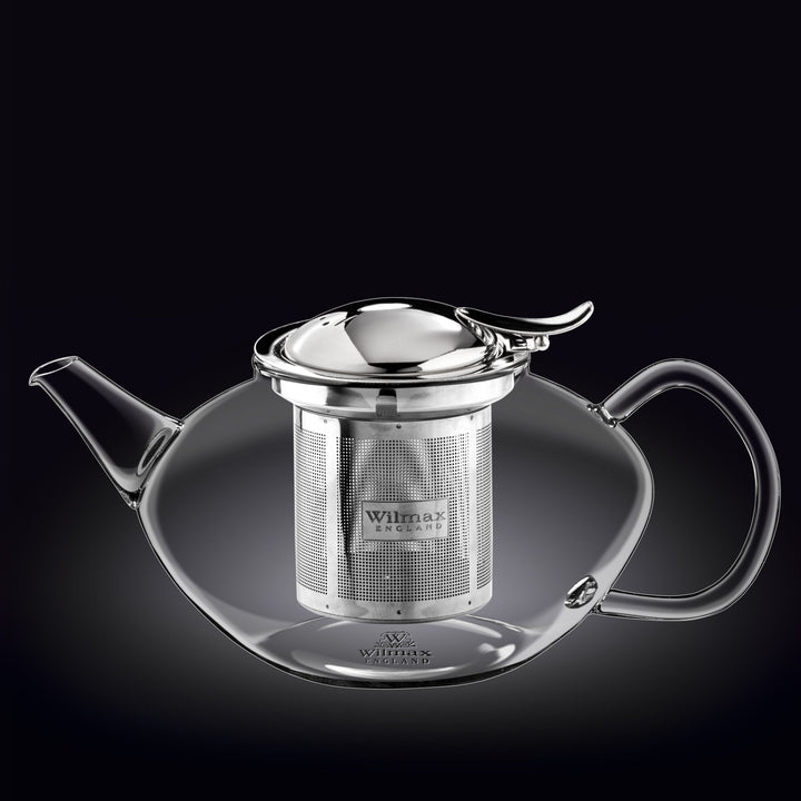 Thermo Glass Teapot with Stainless Steel Infuser,  52 Oz