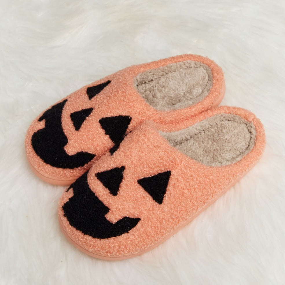 Plush Closed-Toe Slippers, Variety