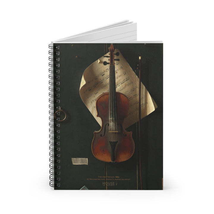 Notebook, The Old Violin by William Michael Harnett