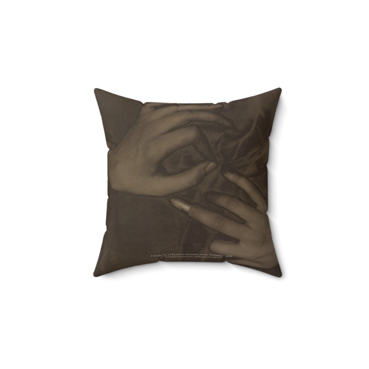 Pillow, Georgia O'Keeffe-Hands and Thimble by Alfred Stieglitz