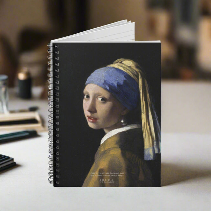 Notebook, Girl with a Pearl Earring by Johannes Vermeer