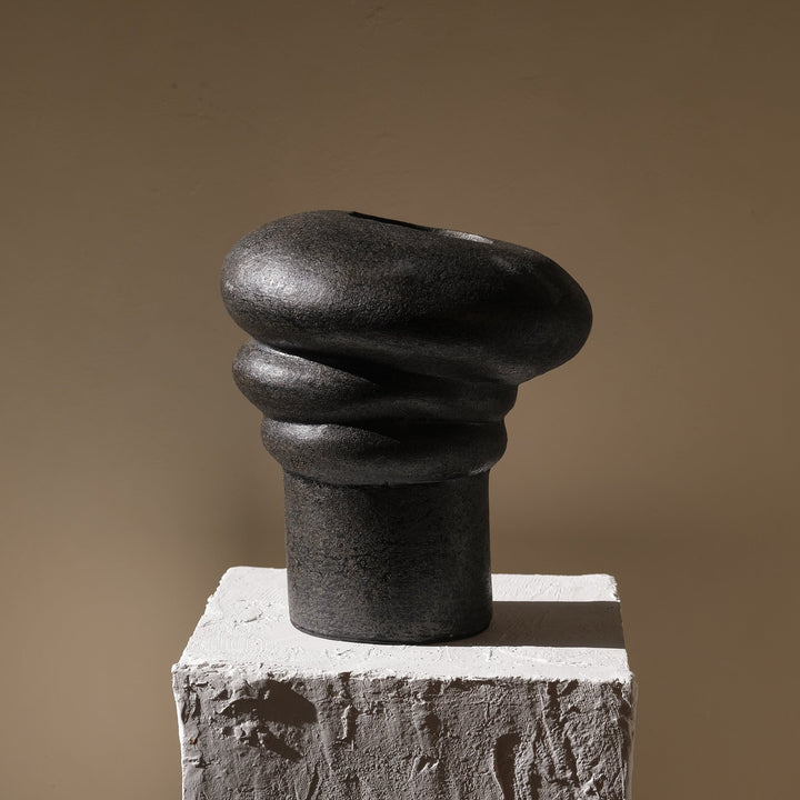 Handmade Clay Vessel Vase, Java
