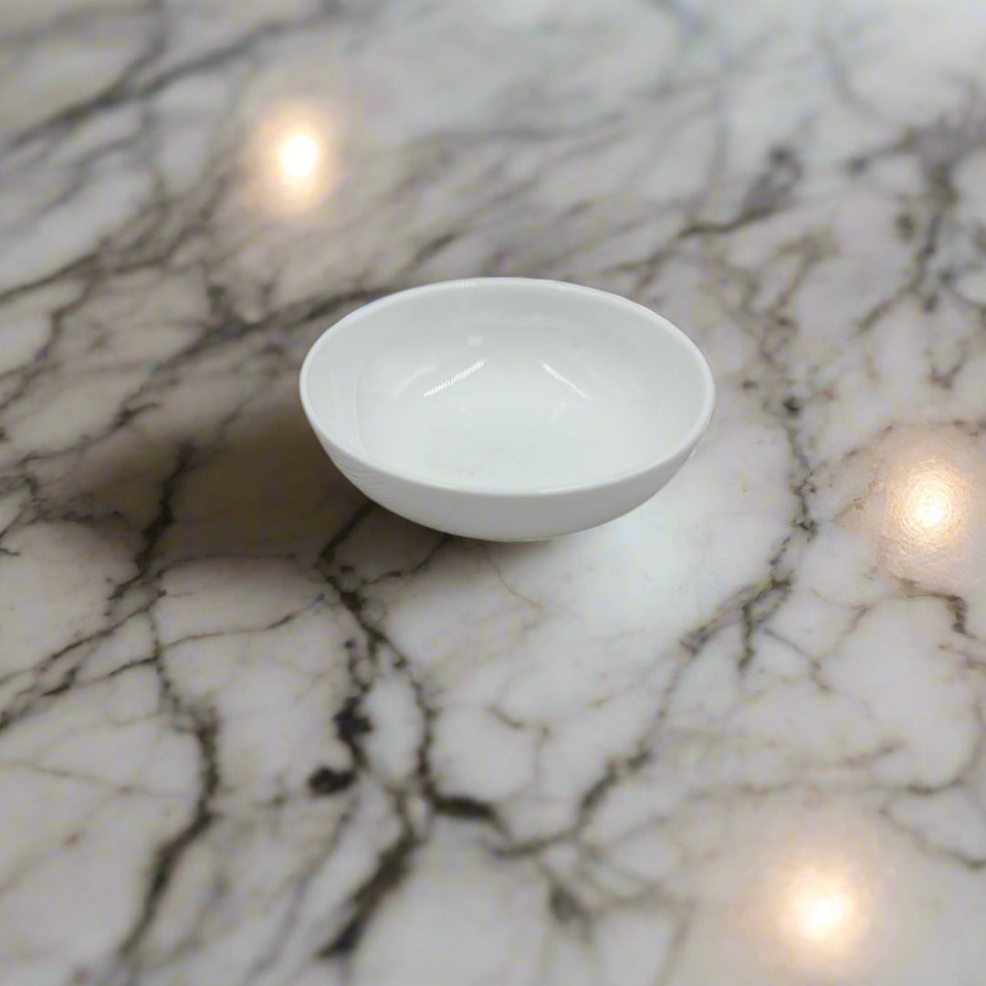 Porcelain Round Soy 3" Mini Dishes, Set of 24