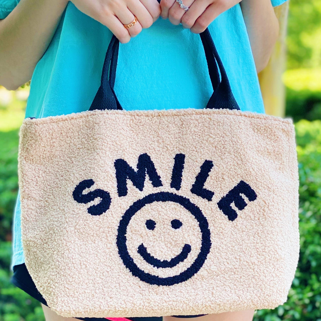 Crossbody Tote Bag, Smile & Love