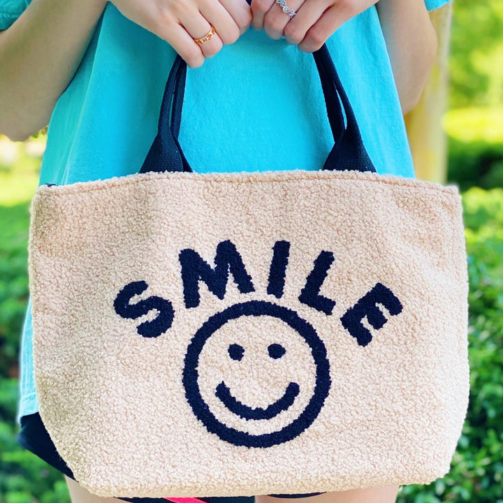 Crossbody Tote Bag, Smile & Love