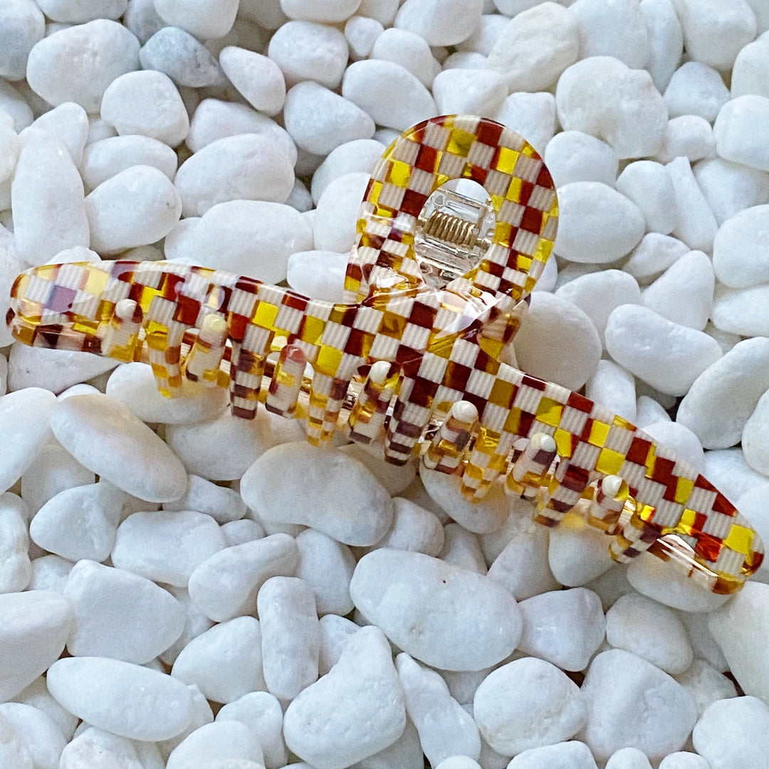 Large Hair Claw, Checkered