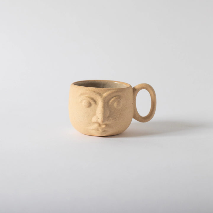 Handcrafted Artisanal Mug, Face