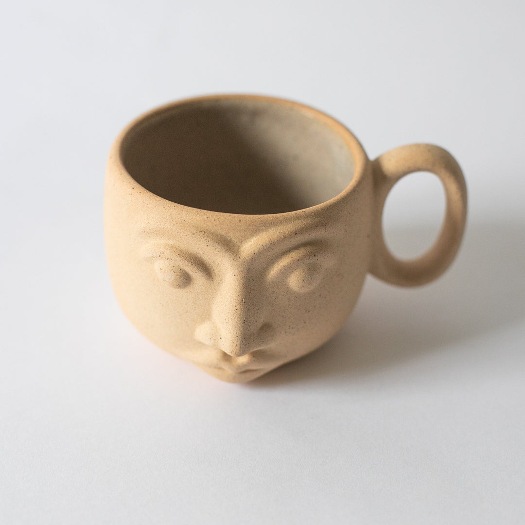 Handcrafted Artisanal Mug, Face