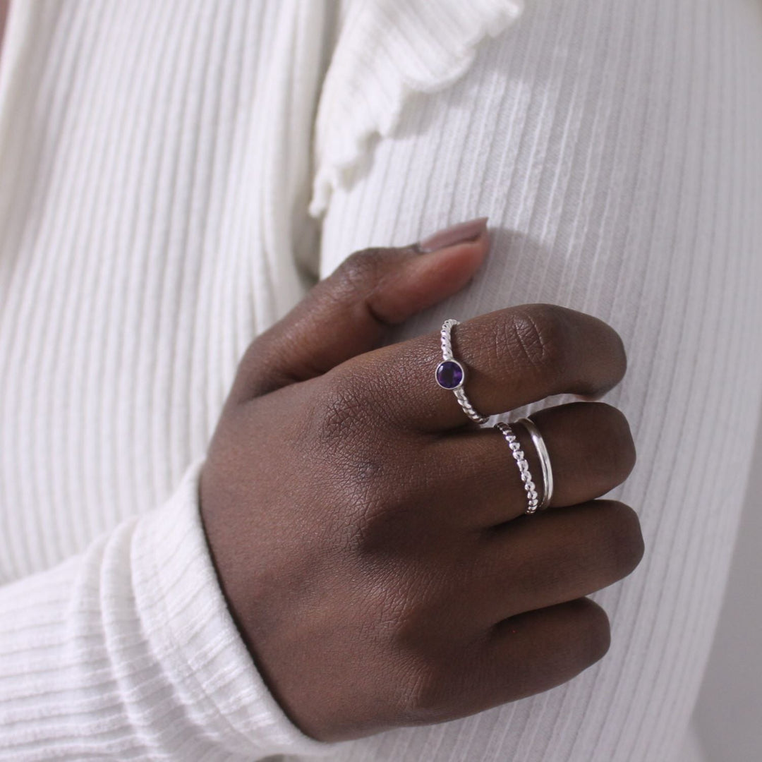 Simple Band Ring, 925 Sterling Silver