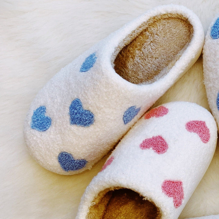 Closed Toe Slippers, Hearts