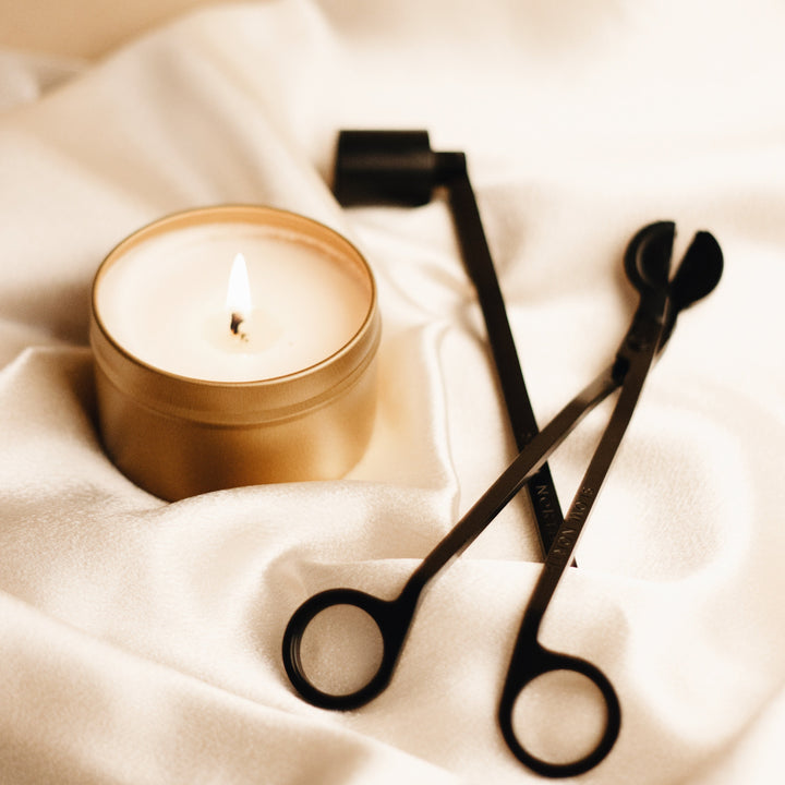 Stainless Steel Candle Tool Set of 2, Matte Black