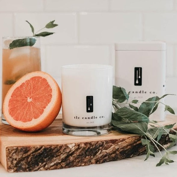 Soy Candle, Grapefruit and Mint