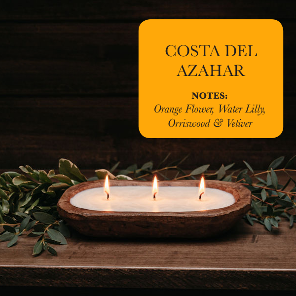 3-Wick Soy Candle , Costa Del Ahazar