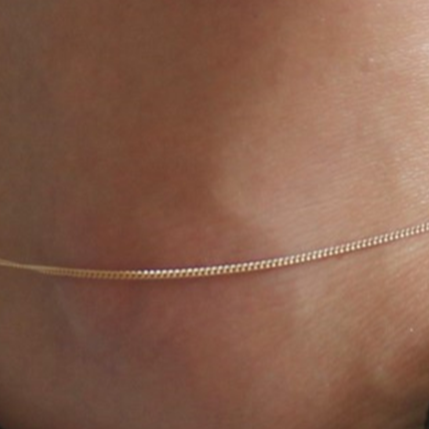 Ankle Bracelet, Curb Chain