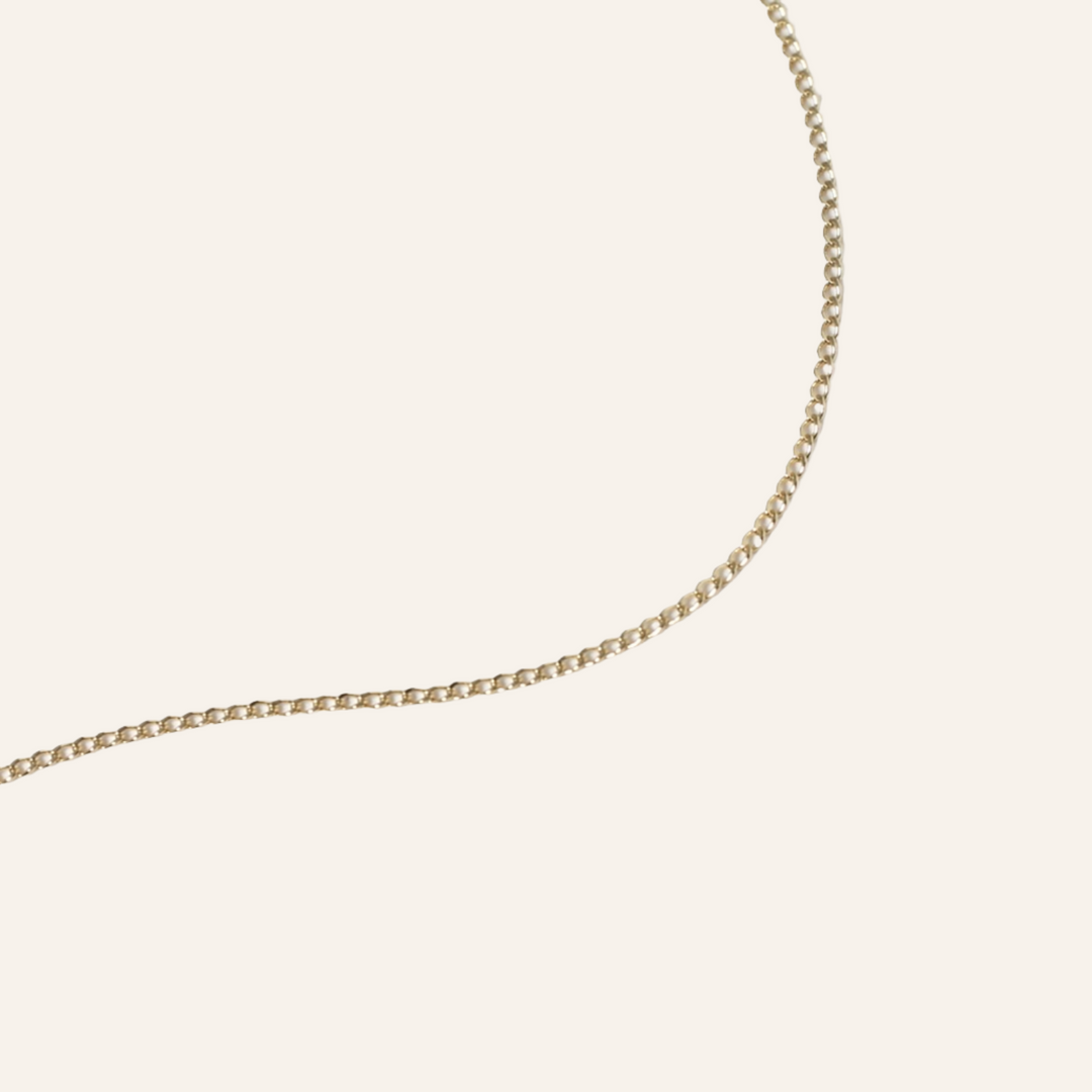 Ankle Bracelet, Curb Chain