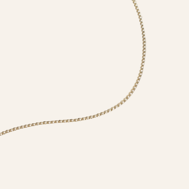 Ankle Bracelet, Curb Chain