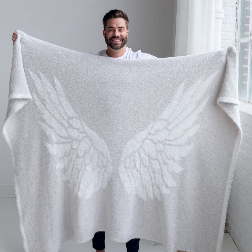 Big Wings Dream Blanket, Silver