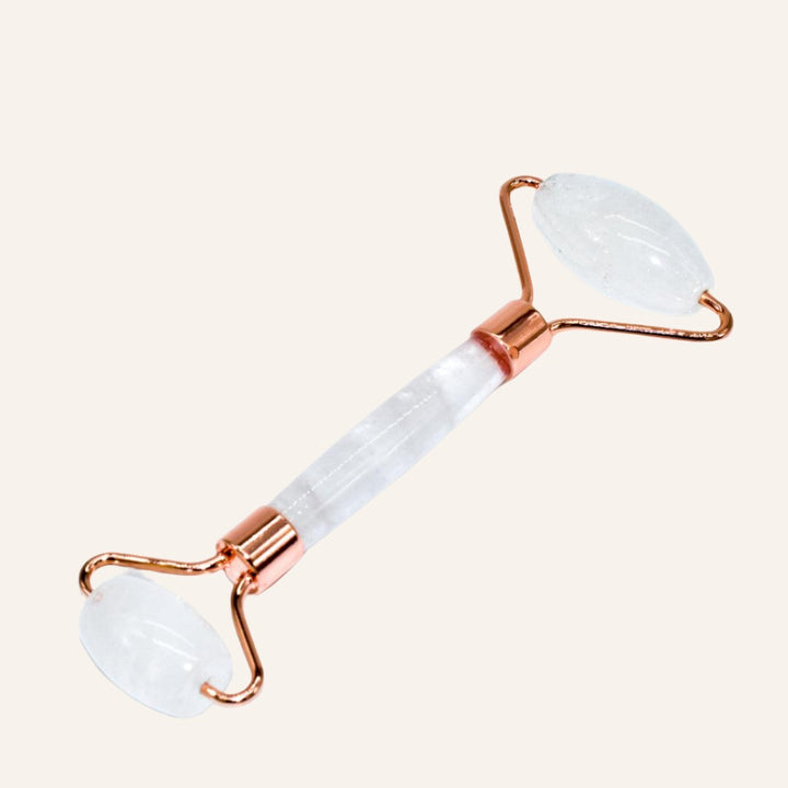 Face Roller Massager, Copper & Crystal