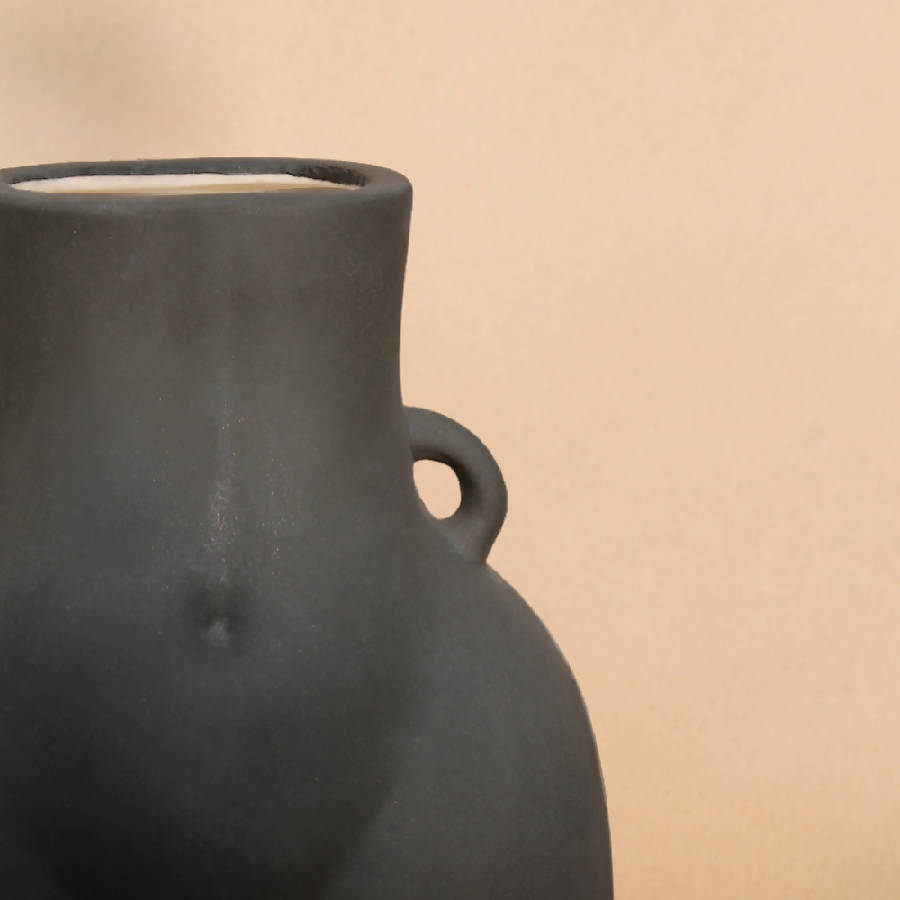 Handcrafted Ceramic Vase, A Woman's Body