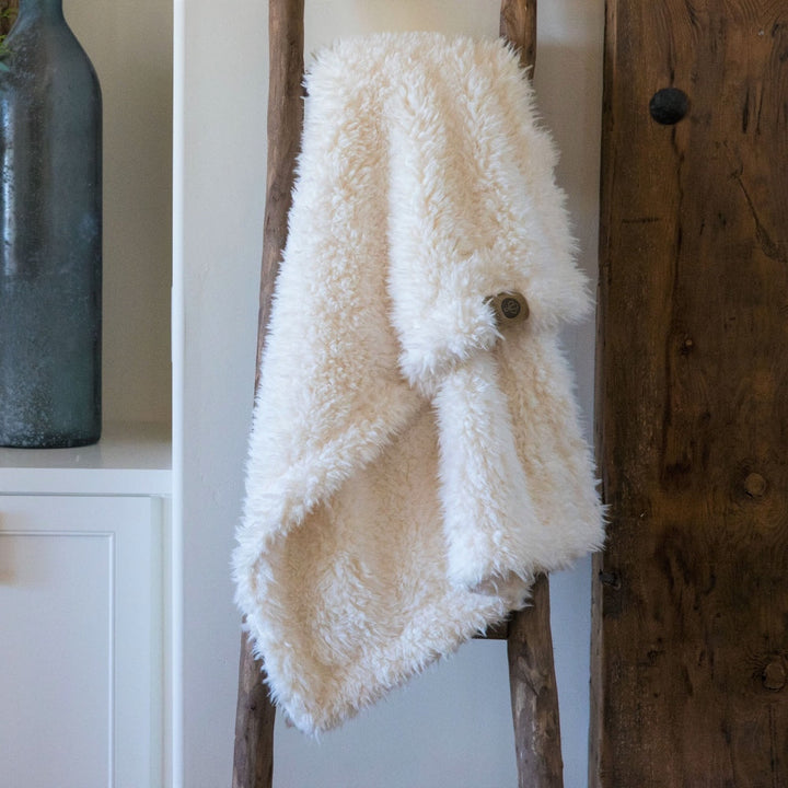 Little Plush Angel Blanket, Whisper White