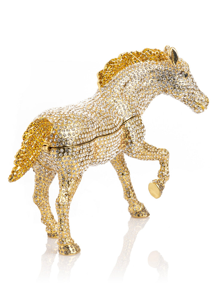 Luxe Horse Trinket Holder, 24K Gold Plated