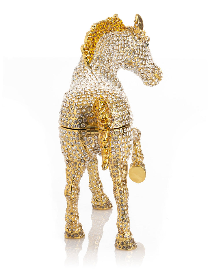 Luxe Horse Trinket Holder, 24K Gold Plated
