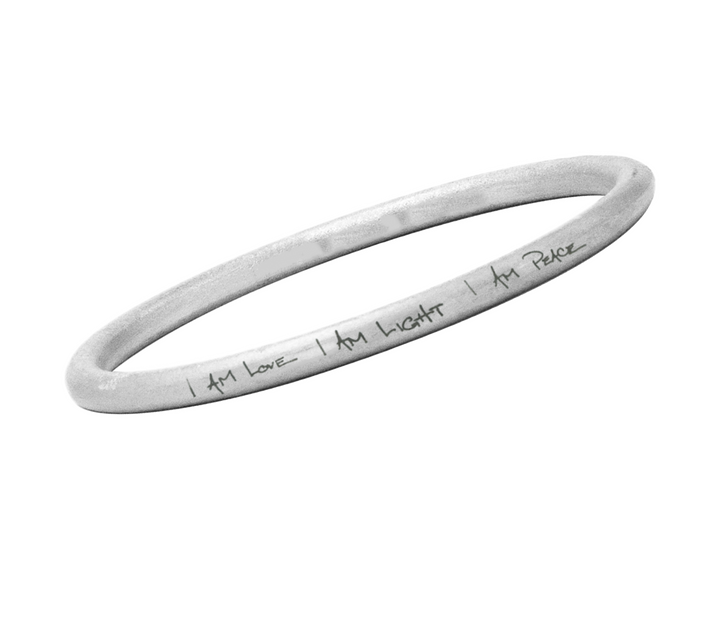 Bangle Bracelet, I am Love, I am Light, I am Peace