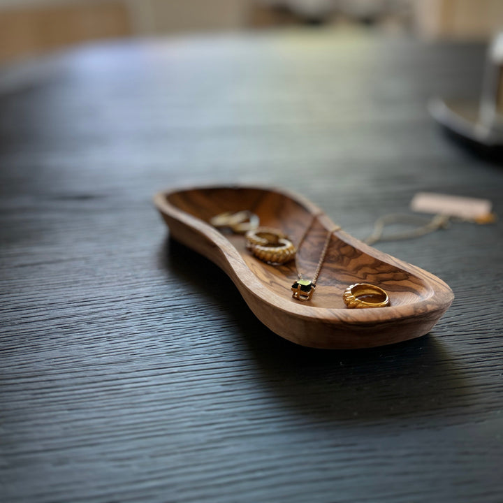 Multi-Purpose Bowl Tray, Olive Wood