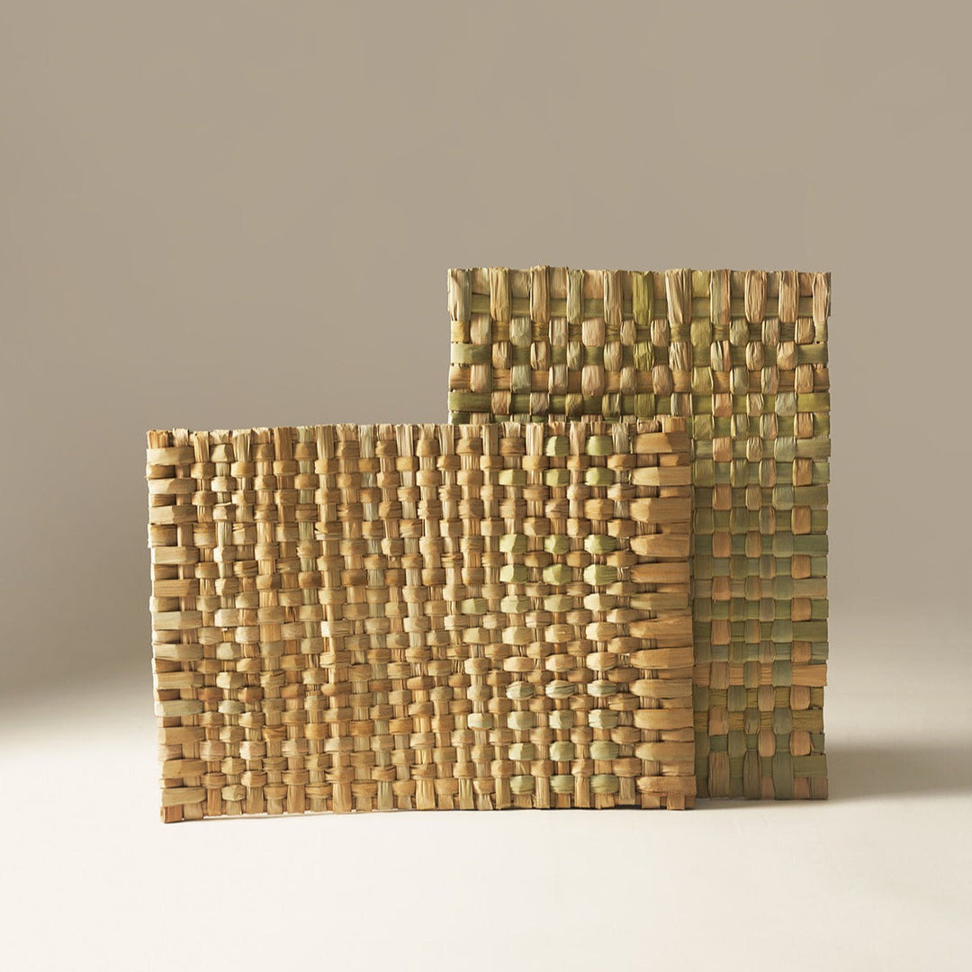 Handwoven Ennea Reed Placemats, Set of 4
