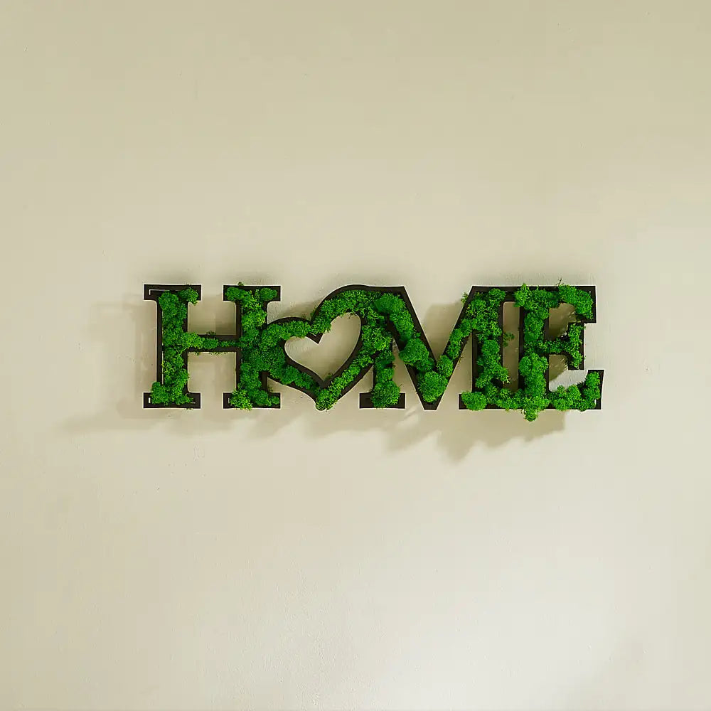 MOSS WORD WALL ART, HOME