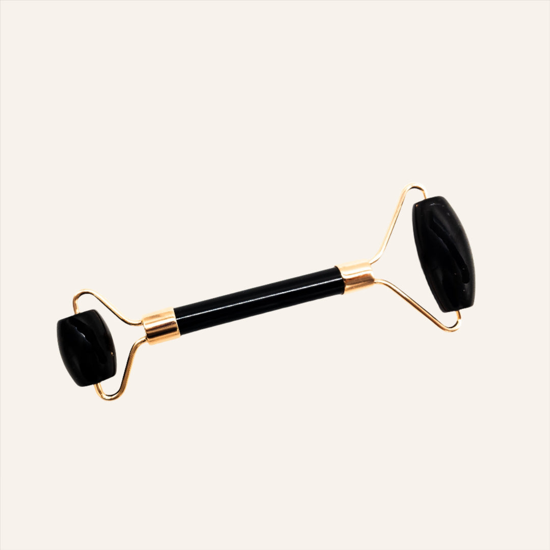 Face Roller Massager, Copper & Crystal