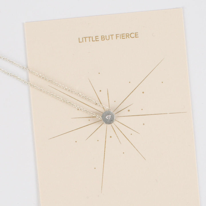 Necklace, White Diamond Peacebomb