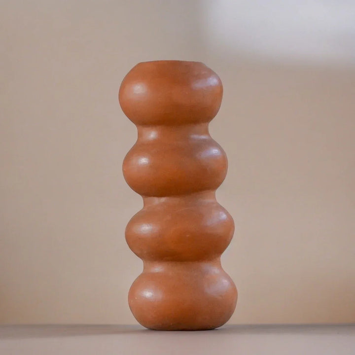 Handmade Terracotta Sculptural Vase, Object IV