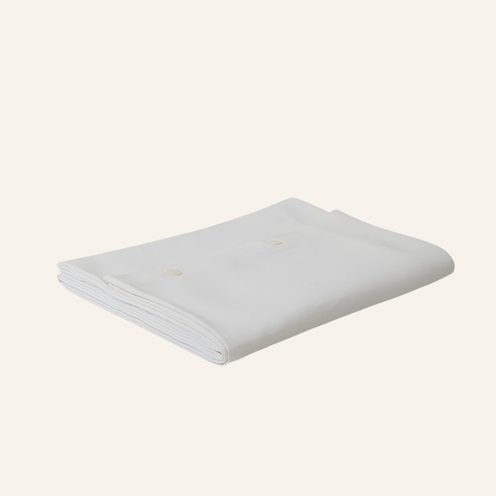 Linen Duvet Cover, Milk