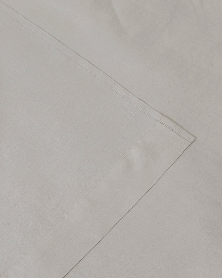 Linen Flat Sheet, Dove