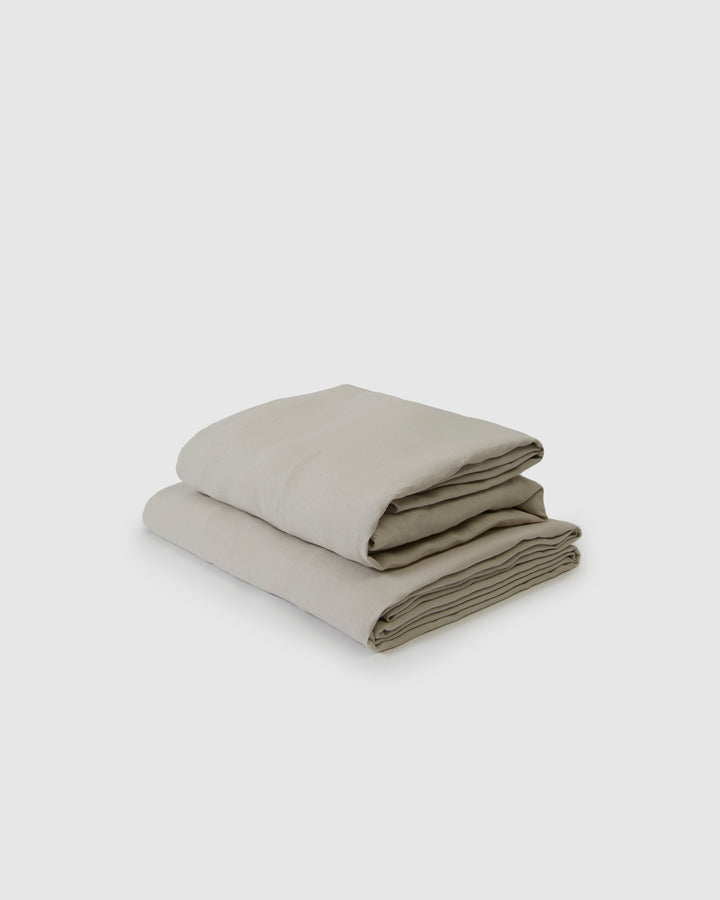 Linen Sheet Set, Dove