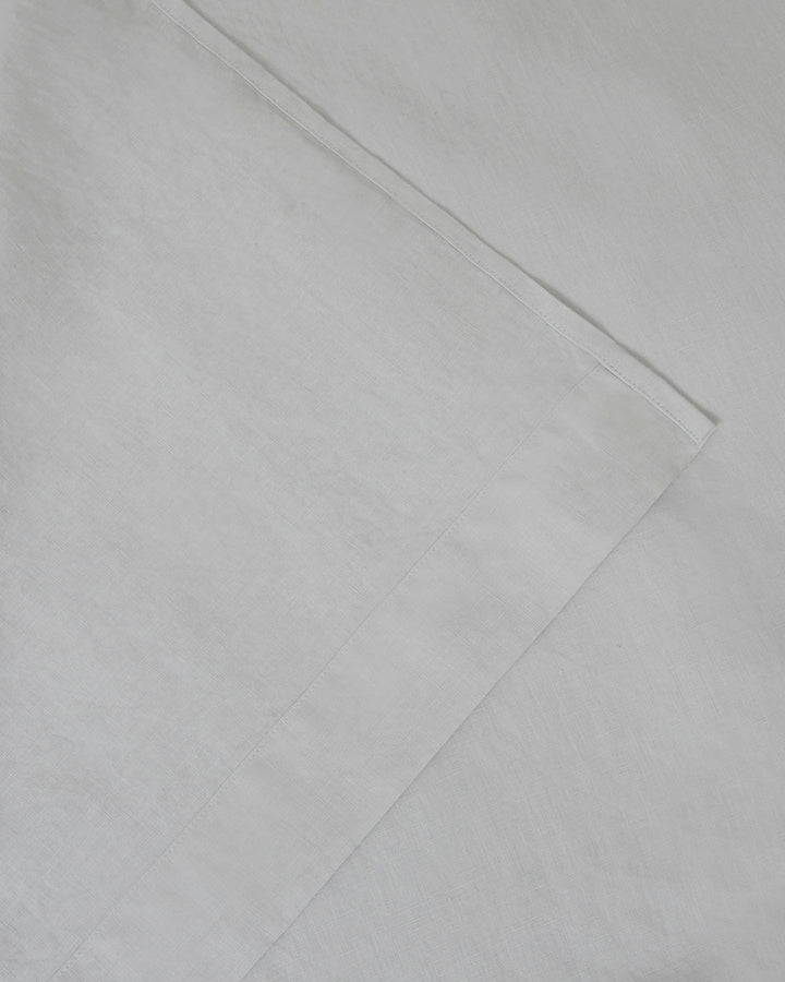 Linen Flat Sheet, Glacier